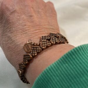 Vintage ALEX AND ANI rose gold heart wrap. This is a very rare limited bracelet